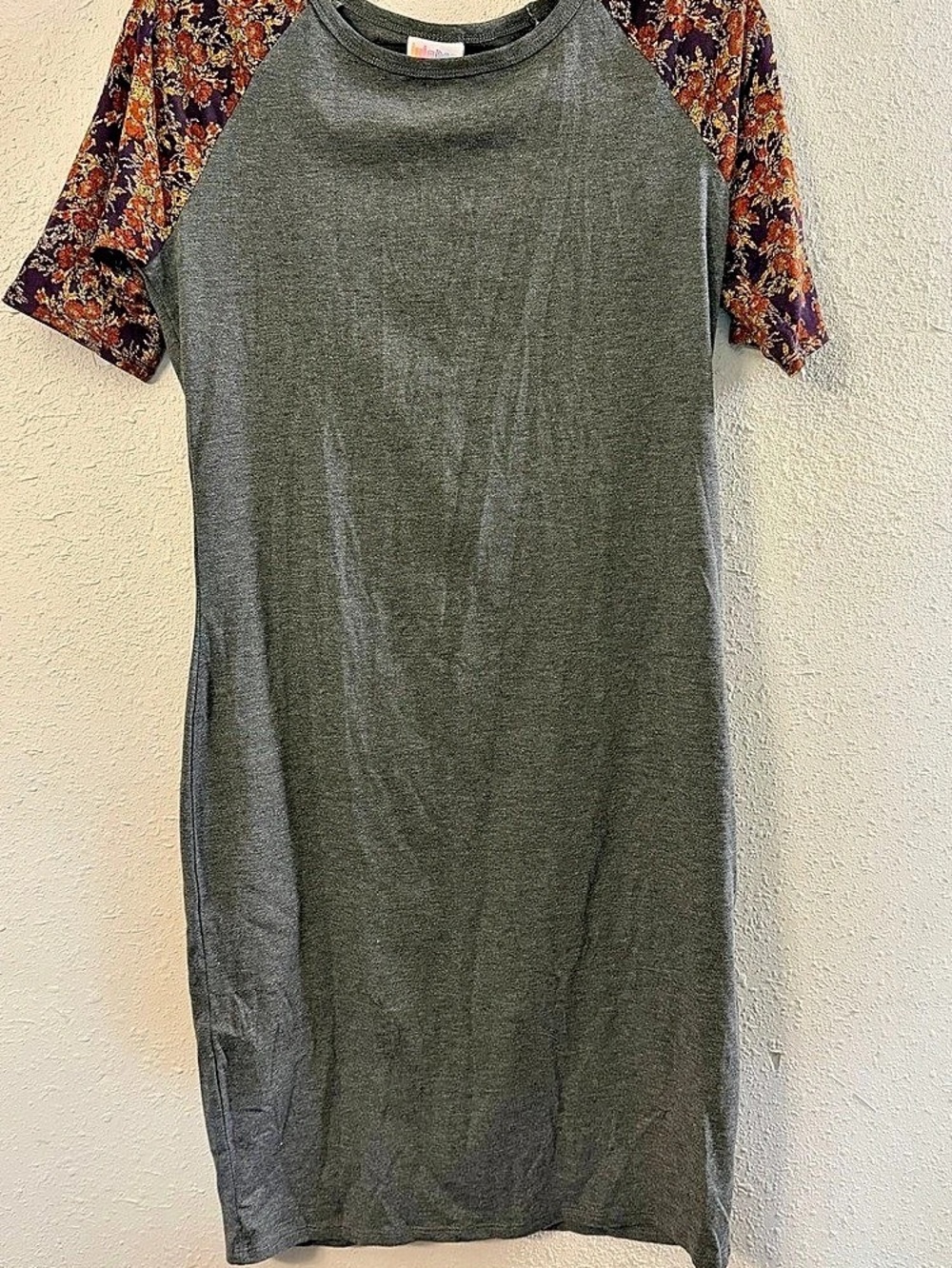 Unique Floral Sleeve Mini Dress Size Medium Like New